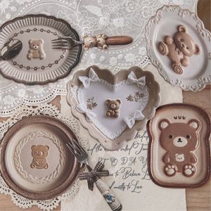 18 Hojas/paquete de Pegatinas Autoadhesivas con Acabado Brillante, Serie <span class=keywords><strong>Utopia</strong></span>, Decoración Romántica Francesa para Mesa, Decoración Festiva - Product Image 3