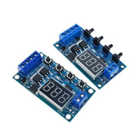 DC 5V-36V 12V 24V double MOS LED relais de temporisation numérique déclencheur Cycle minuterie retard interrupteur Circuit imprimé contrôle de synchronisation avec étui
