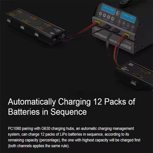 SKYRC G630 120 Charging Hub 6in1 Smart Management System for UAV Agricultural <b>Drone</b> <b>Batteries</b> PC1080C Fast Charger - Product Image 3
