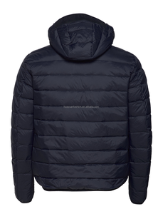 Fabricant RDS OEM Veste en duvet d'oie de canard à capuche en nylon hydrofuge ultralégère compressible pour hommes - Product Image 2