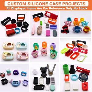 Hersteller Open-Mold-Produktion Maßgefertigte Stoßfeste Silikonhülle Produkte OEM/ODM Silikon-Schutzhülle für Elektronische Geräte - Product Image 3