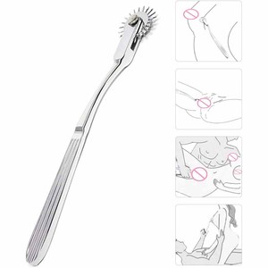 Jouets BDSM Foreplay Pinwheel pour hommes, roue de Wartenberg en acier inoxydable, outils sexuels, bondage BDSM, jeu sensoriel ours - Product Image 1