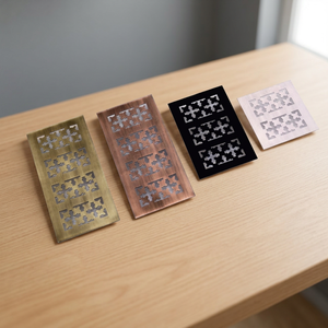 Decorative Laser Cut Aluminum HVAC Register Cover Vent Grille Modern Eco-Friendly Durable Home Furniture Kitchen Bathroom - Product Image 2