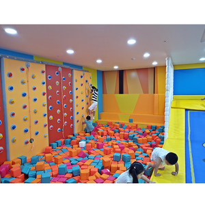 Inflatable Playground Amusement Equipment Inflated Rock Climb Rock Climbing Wall For Kids Indoor