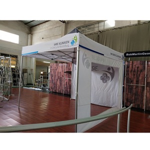 Tienda de campaña para ferias comerciales, dosel emergente de aluminio para exteriores efectivo 3x3 <span class=keywords><strong>Toldo</strong></span> Aara para promoción de marca, uso en eventos, Impresión de logotipo personalizado - Product Image 1