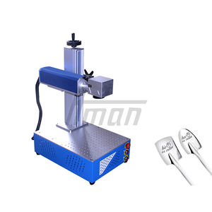 Máquina de Marcado Láser de Fibra de 20W, Marcado Profundo, Portátil, de Sobremesa, Alta Seguridad, Refrigeración por Aire, para Anillos, Compatible con PCX/PLT/DXF/BMP, Raycus - Product Image 1