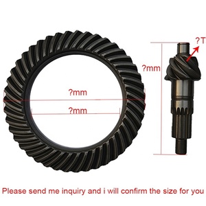 6x37 6x39 7x39 7x41 7x43 7:41 phí<span class=keywords><strong>a</strong></span> sau khác biệt Assy vương miện bánh xe bánh răng cho ISUZU npr xe tải - Product Image 3