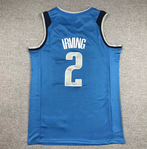 Sıcak yeni sezon yamalar nakış hızlı kuru yumuşak örgü Kyrie Irving 2 Luka don77 77 erkekler özel giyim basketbol gömlek forması - Product Image 4