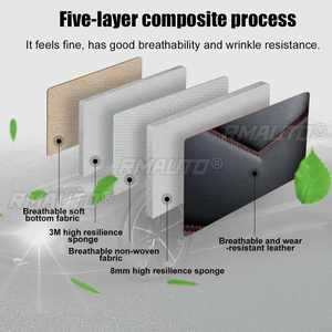 2 Fundas Protectoras para Asientos Delanteros de Coche, Cojín de Asiento, Protector de Banco, Fundas de Asiento de Cuero PU para Automóviles, Camionetas, SUV, Sedanes - Product Image 2