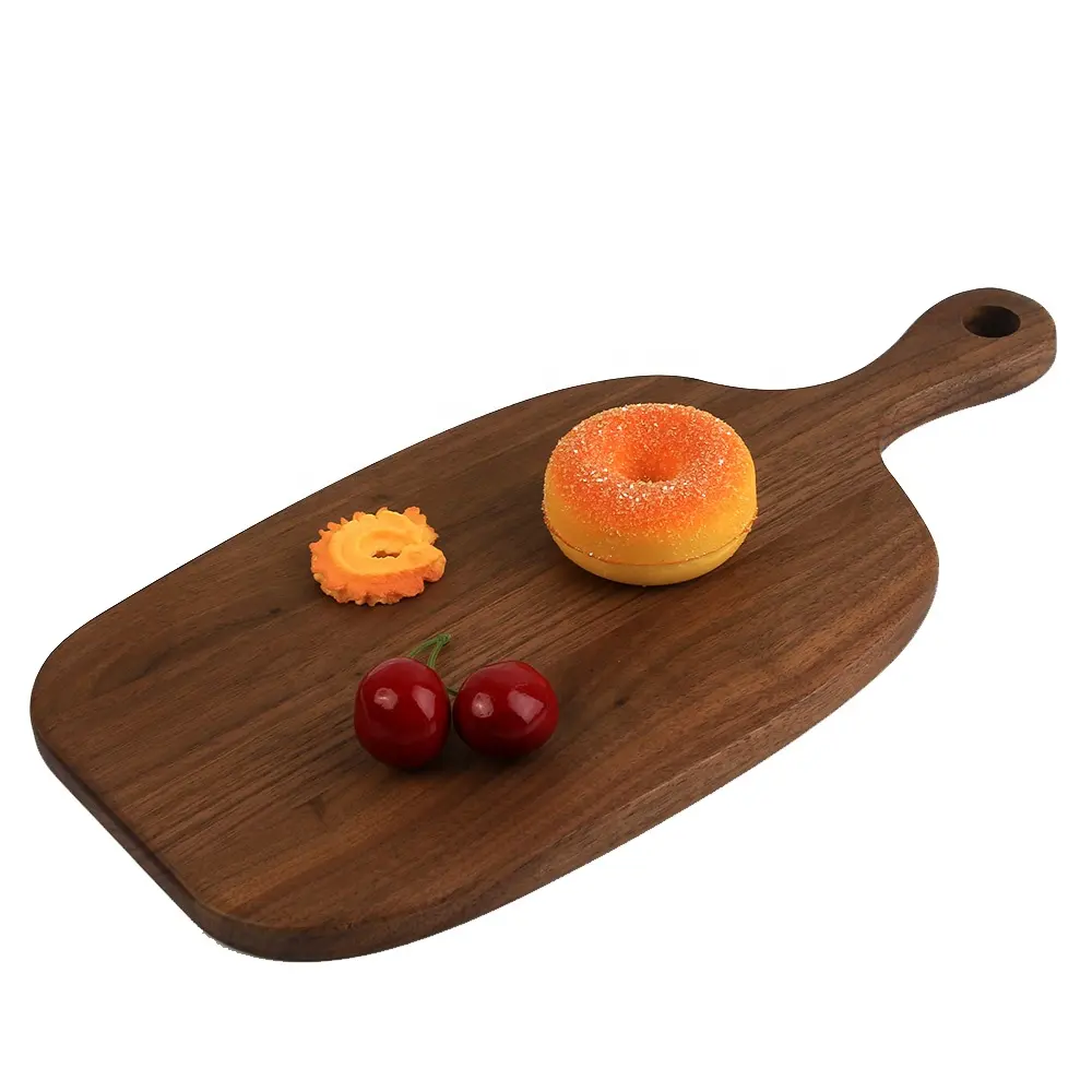 Wholesale Rectangle Black Walnut Wood Cutting Board for Kitchen Eco-Friendly Cheese board wooden cutting board
