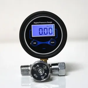1/4 "compresseur d'air numérique 200PSI/<span class=keywords><strong>BAR</strong></span>/<span class=keywords><strong>KPA</strong></span>/KG/CM2 régulateur de pression jauge pistolets de pulvérisation outils pneumatiques contrôle de réglage de l'air - Product Image 5