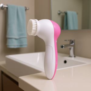 Brosse faciale Myrva 5-en-1, outil de nettoyage du visage à piles pour les soins de la peau - Product Image 2