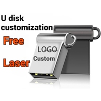 Clé USB miniature créative en métal à haute vitesse, nouvelle avec interface USB 2.0, vente en gros