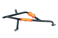 Barres de protection avant et arrière en acier à haute teneur en carbone, conformes aux normes ODM/OEM, pour moto Suzuki, couleur noire, neuves.