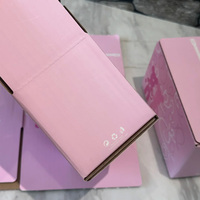 Boîtes en carton ondulé colorées personnalisées en gros avec bandes de déchirement et logos pour l'emballage d'électronique et d'équipements électriques