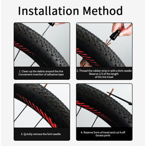 <span class=keywords><strong>Kit</strong></span> d'outils de réparation de pneu de vélo <span class=keywords><strong>VTT</strong></span> durable <span class=keywords><strong>Tubeless</strong></span> pneu <span class=keywords><strong>crevaison</strong></span> mastic caoutchouc bande perceuse ensemble pour <span class=keywords><strong>vtt</strong></span> route - Product Image 5
