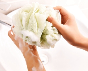 Bọt Biển Tắm Mềm, Bông Lưới Xơ Mướp Tắm Tẩy Tế Bào Chết, Bông Tắm Rửa Hoa 50G 60G 75G, Bông Tắm Cơ Thể Cho Nam Nữ - Product Image 4