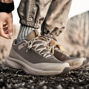 Chaussures de randonnée et de trekking pour hommes, haute qualité, personnalisées, hiver/été, sport de plein air, baskets décontractées blanches, empeigne en mesh, semelle extérieure en caoutchouc - Product Image 5