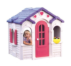 Big Strawberry Play House <strong>Outdoor</strong> Plastic <strong>Playhouse</strong> for Sales QX-18163A - Product Image 3