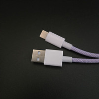 Cables USB-A a 8 Pines de 1.5m Resistentes a Tirones, Duraderos, con Trenzado de Alta Densidad, para Viajes de Negocios