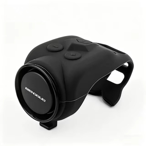 Sonnette de sécurité pour <span class=keywords><strong>vélo</strong></span> en silicone et plastique ABS, volume réglable 120 dB, <span class=keywords><strong>klaxon</strong></span> électronique rechargeable, son puissant, charge Type-C - Product Image 1