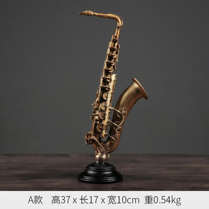 Ornement en résine de <span class=keywords><strong>violon</strong></span> doré de Style nordique Instruments de musique créatifs pour l'entrée de la maison salon meuble TV décor anniversaire - Product Image 6