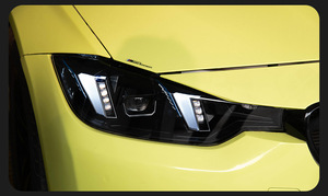 Ксеноновые фары в стиле клыков с модифицированными светодиодными линзами в сборе для BMW 3 серии 2012-2018 F30/F35 автомобильные аксессуары - Product Image 5