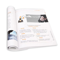 Service d'impression personnalisé dépliant à couverture souple bon marché brochure livre à couverture épaisse