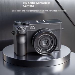 Appareil photo numérique 4K avec transfert Wifi avec filtre créatif à double objectif Selfie bon pour les photographes débutants - Product Image 1