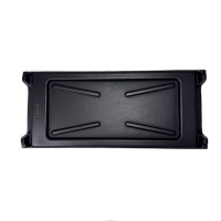 OEM ODM Barbecue rectangulaire mat en fonte Plaque de camping simple face