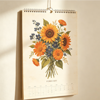 Impresión de Calendarios de Pared Personalizados al por Mayor, Calendario Mensual de Pared con Espiral