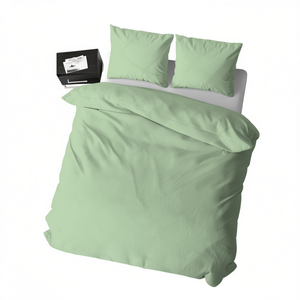 Juego de Funda de Edredón 100% Algodón Verde Francés Queen 240x220cm - Product Image 3