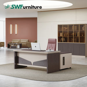 Modern and Luxurious Single <b>Workstation</b> Table for Trading Staff, European Minimalist Style Modular Office Desk - Product Image 4