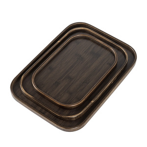 Bamboo plates and <b>trays</b> are multifunctional and suitable for various occasions, including homes, hotels, guesthouses, and - Product Image 5