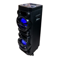 Altavoz Inalámbrico Portátil Mini de Diseño Moderno, Nuevo, con Pantalla LCD de 100 W, Luz LED Intermitente, Entrada para Guitarra, Ideal para Fiestas en Casa y Teatro