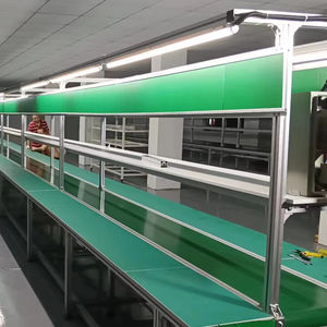 अन्य प्रसंस्करण लाइन के लिए एंटी-स्टैटिक सुविधा स्वचालित उत्पादन स्क्रू कन्वेयर के साथ असेंबली लाइन वर्कबेंच - Product Image 2