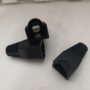 บูตตัวเชื่อมต่อเครือข่าย8P ปลอกหุ้มสายป้องกันด้วยฉนวน PVC สีดำ - Product Image 1