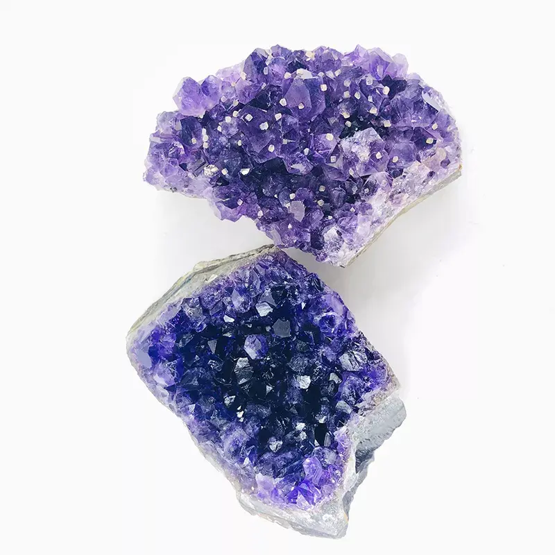 Hot sale natural crystal quartz geode dark purple amethyst cluster