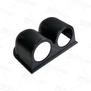 वेने कारखाने प्रत्यक्ष बिक्री अनुकूलित सार्वभौमिक कार मीटर धारक 2 "52 मिमी प्लास्टिक काला डैश माउंट गेज 2 पॉड डुअल-होल ब्रैकेट - Product Image 4