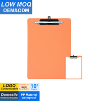 Portapapeles de Plástico A4 de Buena Calidad con Soporte para Bolígrafo, Almacenamiento Impermeable, Organizador de Documentos Portátil para Enfermería y Oficina