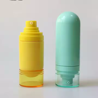 OEM 15ml 30ml 50ml Bouteille de lotion en plastique Bouteille sans air pour huile d'essence Soins de la peau Étanche Vaporisateur de voyage Contenants cosmétiques