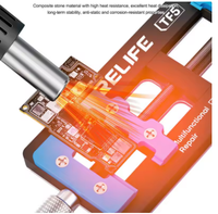 RELIFE TF5 Fixation de réparation multifonctionnelle pour le serrage et la réparation de diverses cartes mères de téléphones mobiles Outil de réparation de processeur