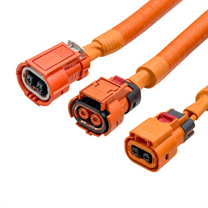 สายเชื่อมต่อแบตเตอรี่ EV แรงดันสูง 600V IP67 ฉนวน PVC แกนทองแดง พร้อมหัวต่ออะแดปเตอร์ ยาว 1 เมตร สำหรับติดตั้งแบบคงที่ - Product Image 1