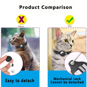 Airtag-Halsband für Katzen mit Schutzhülle für Anti-Verlust-Ortungsgerät und reflektierendem Haustierhalsband für Hunde - Product Image 6