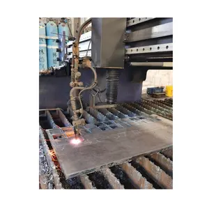Hohe Qualität Stahl Struktur Fertigung Service CNC Feuer Flamme Schneiden