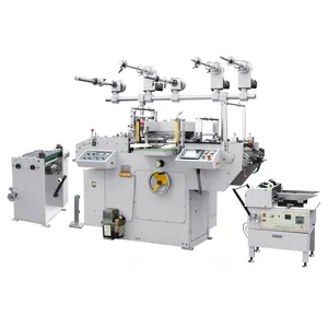 Sticker Cutter Semi Rotary Adhesive Paper Label Film Roll Slitting Sheet Automatic Die Cutting Machine