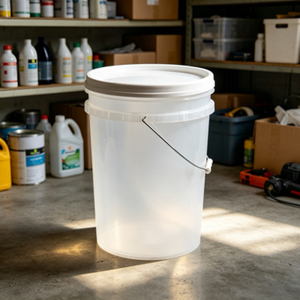 20L Plastic Bucket With Lid Metal Handle Custom Color PP Plastic Pail for <b>Paint</b> Chemical Household Storage - Product Image 3
