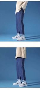 Jean en denim décontracté pour homme, coupe droite ample, respirant, de haute qualité, coloré, tendance hiver-printemps, vente en gros - Product Image 6