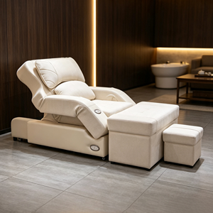 Luxury Commercial Adjustable Beauty Bed Foot <b>Chair</b> for SPA <b>Club</b> Foot Reflexology Therapy <b>Chair</b> - Product Image 3