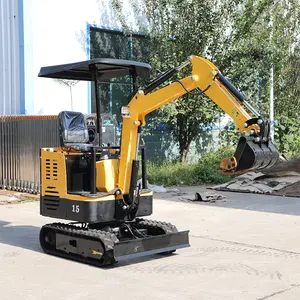 Shandong-mini Excavadora hidráulica de 1,5 toneladas, mini excavadora sobre orugas a la venta, precios baratos